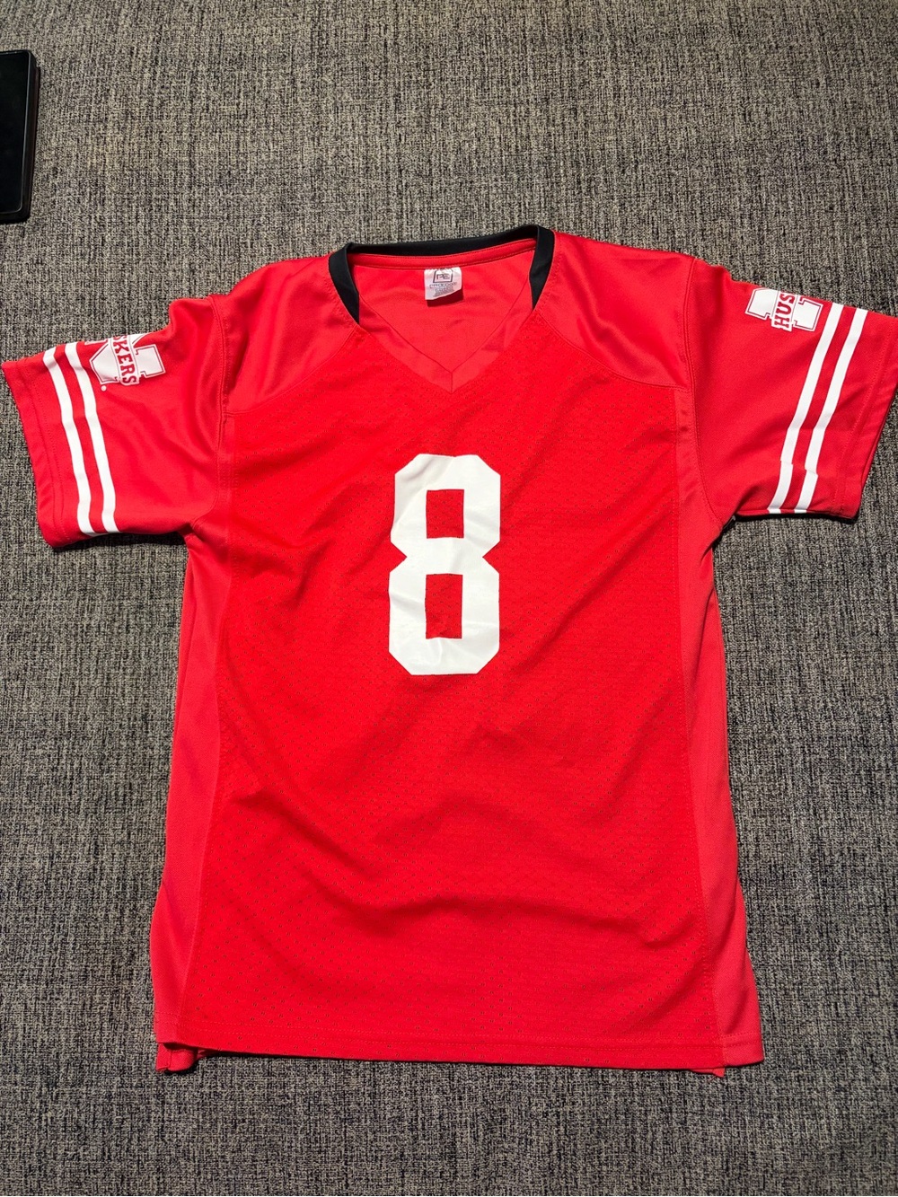 Nebraska Cornhuskers Huskers #8 Youth Football Jersey L 12/14 Pro Edge